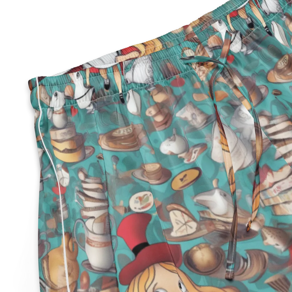 Wonderland Tea Party on Women's Pajama Shorts — Product details