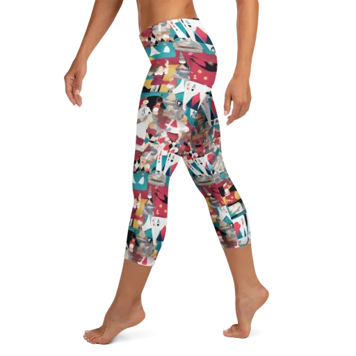 Carnival Solitaire on a Capri Leggings