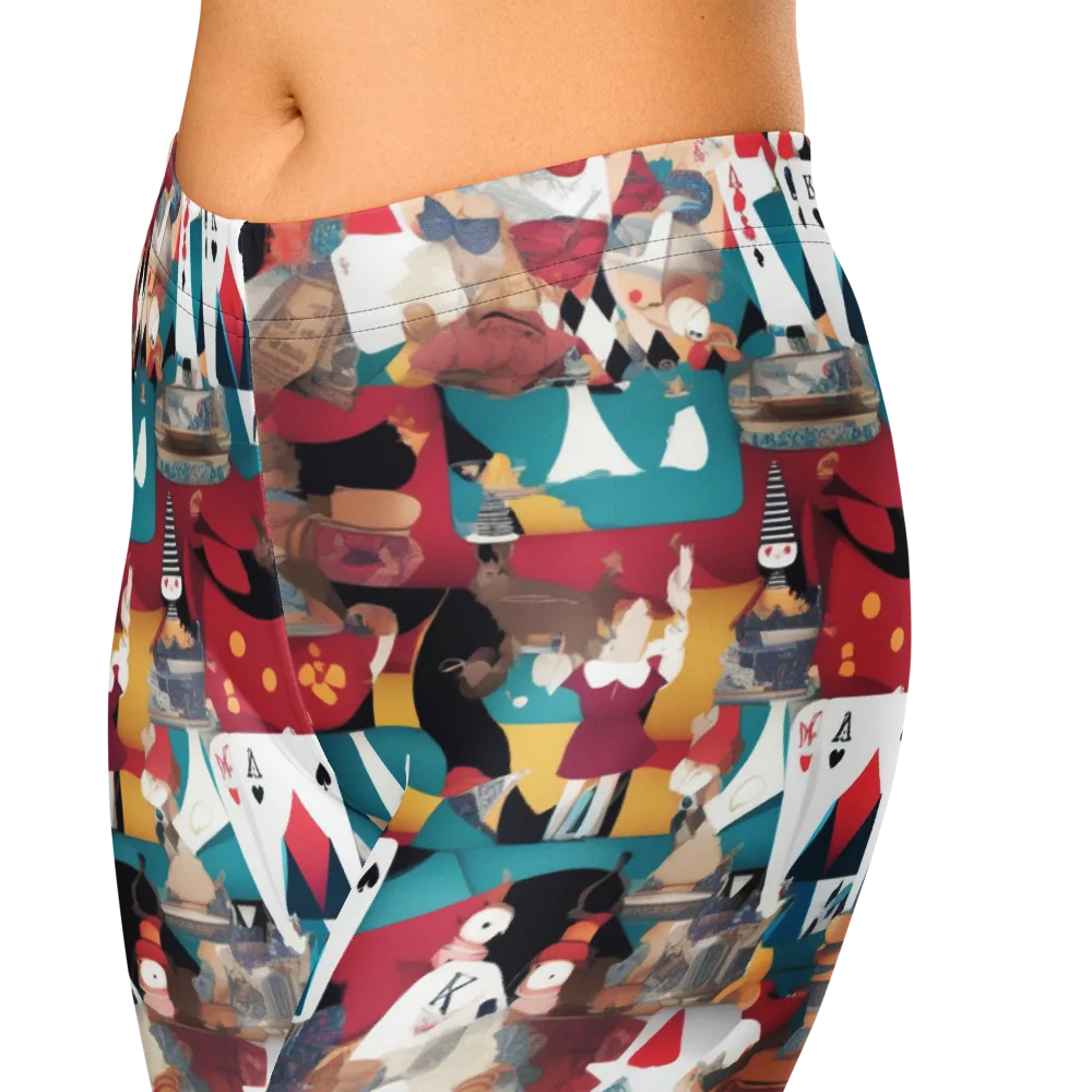 Carnival Solitaire on Capri Leggings — Zoomed-in