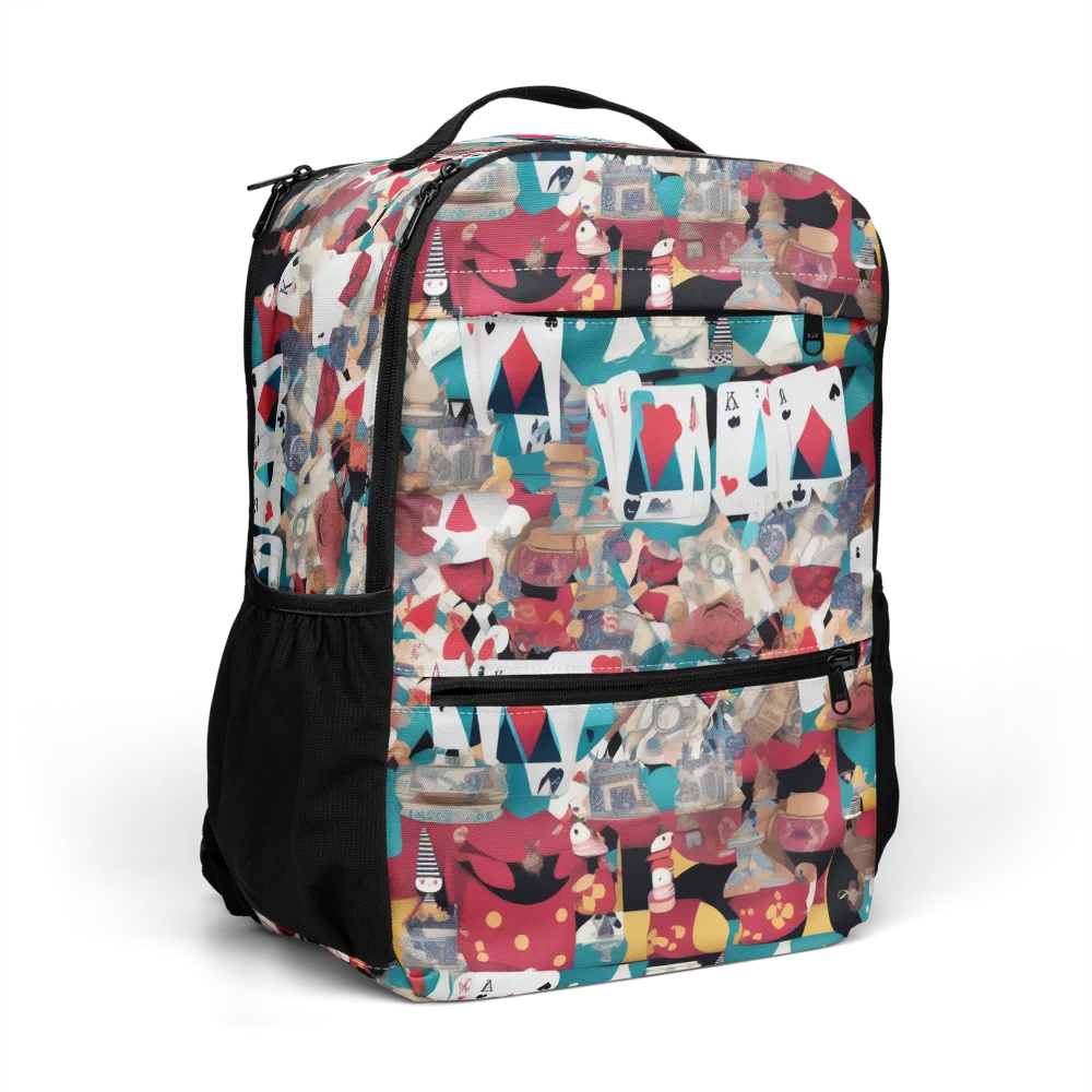 Carnival Solitaire on Utility Backpack — Right Front