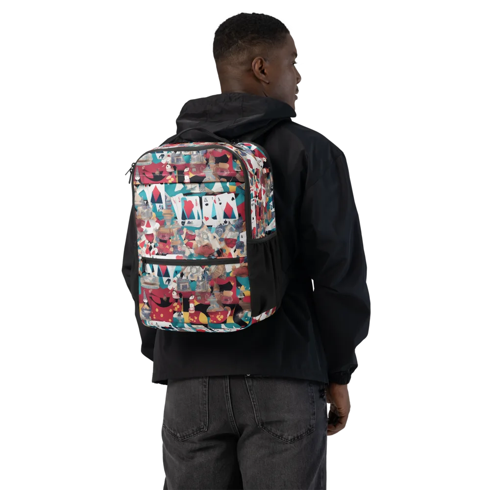 Carnival Solitaire on Utility Backpack — Back