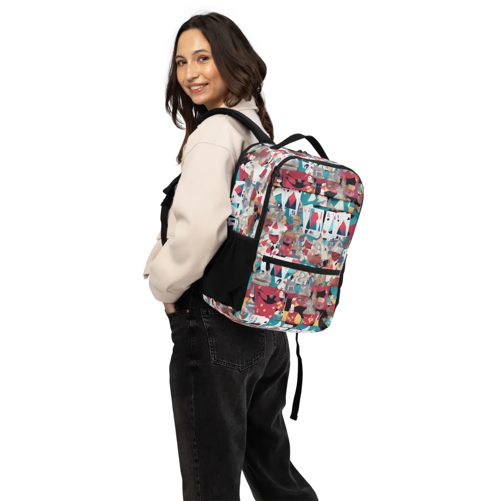 Carnival Solitaire on Utility Backpack — Back