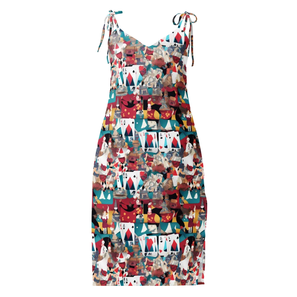 Carnival Solitaire on Slip Dress — Front