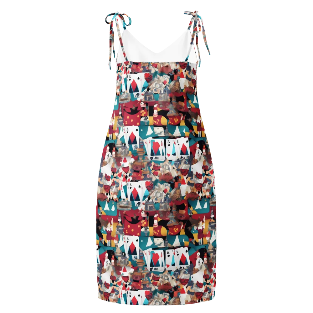 Carnival Solitaire on Slip Dress — Back