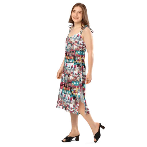 Carnival Solitaire on a Slip Dress