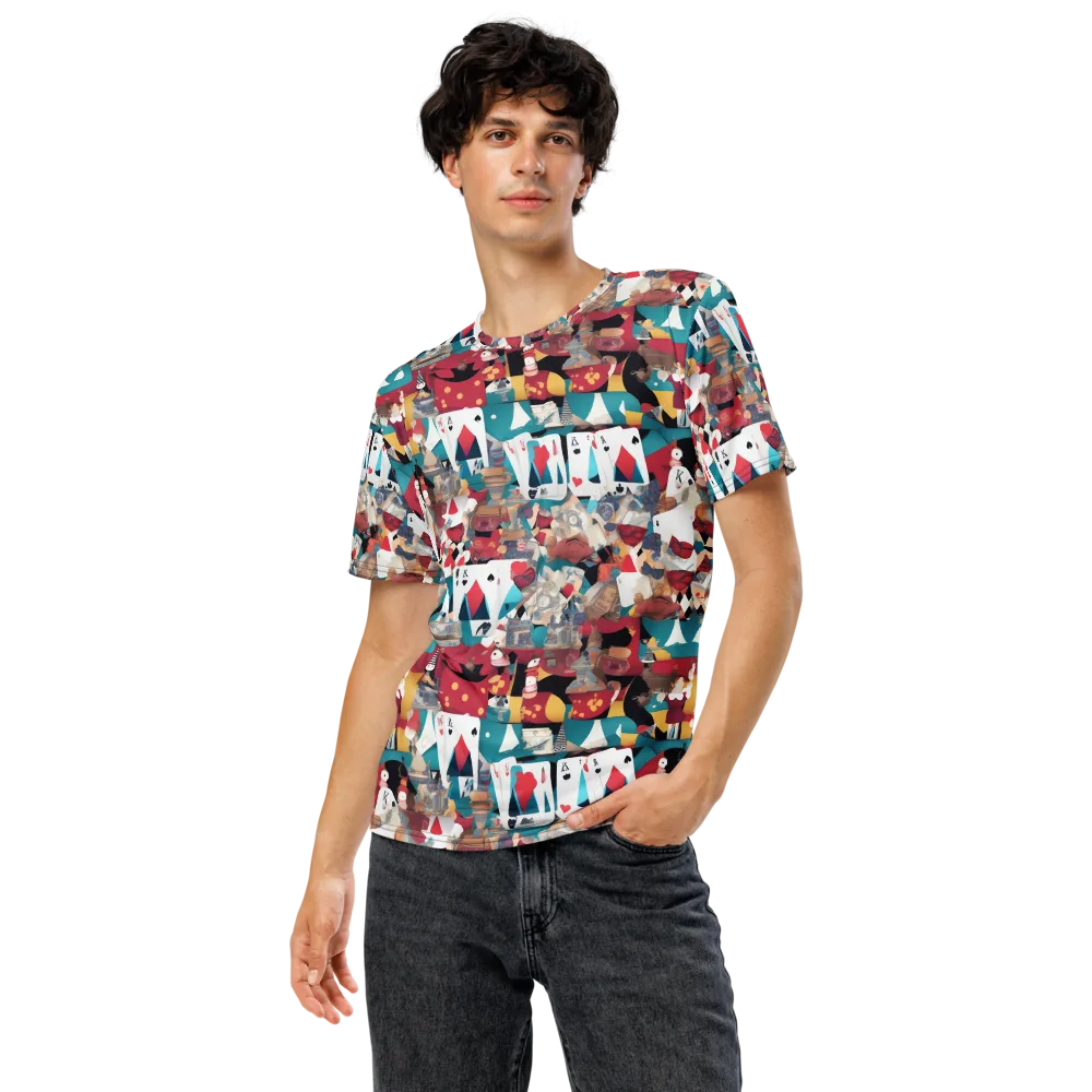 Carnival Solitaire on Men's Crew Neck T-Shirt — Front