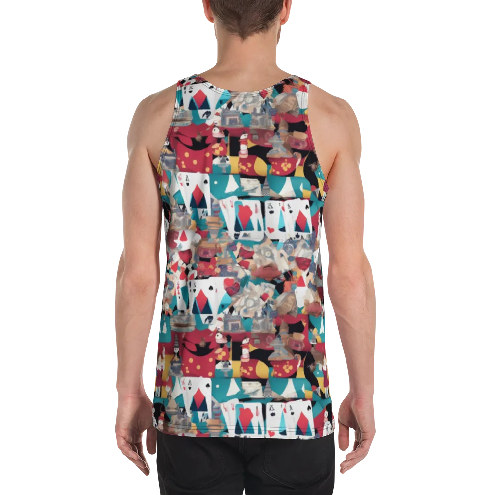 Carnival Solitaire on Men's Tank Top — Back
