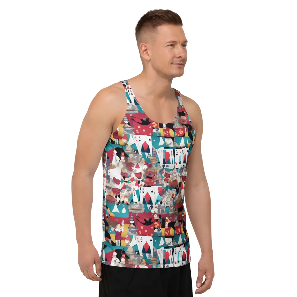 Carnival Solitaire on Men's Tank Top — Right Front