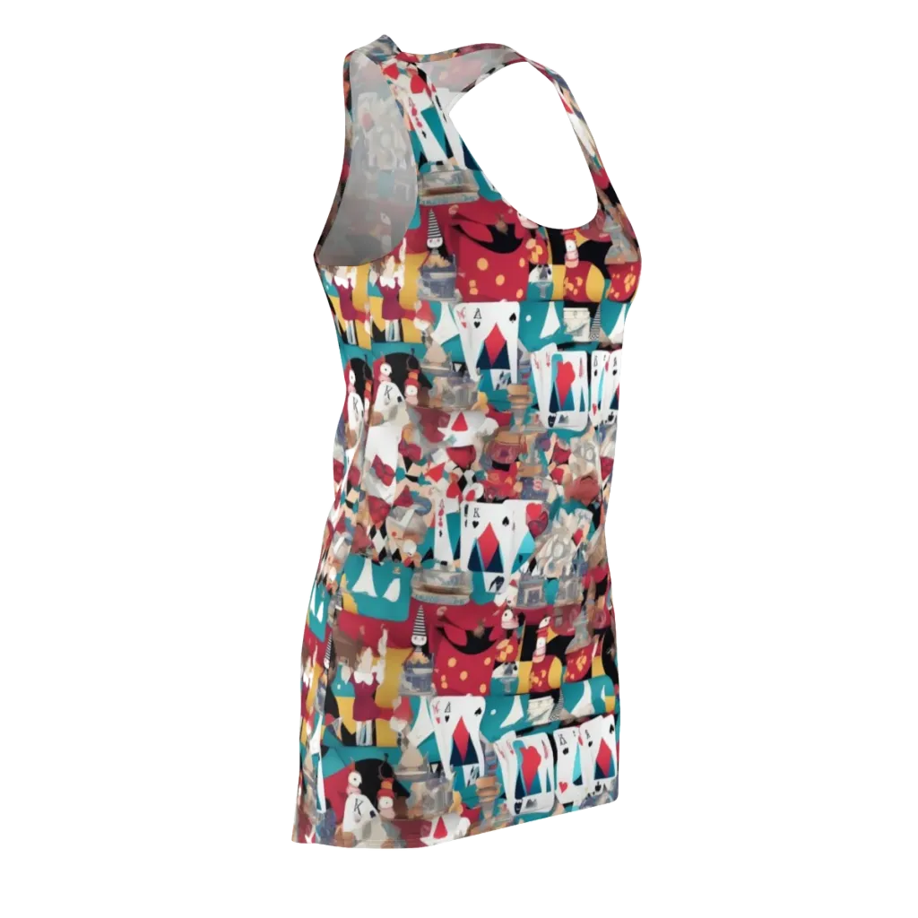 Carnival Solitaire on Racerback Dress — Front Side