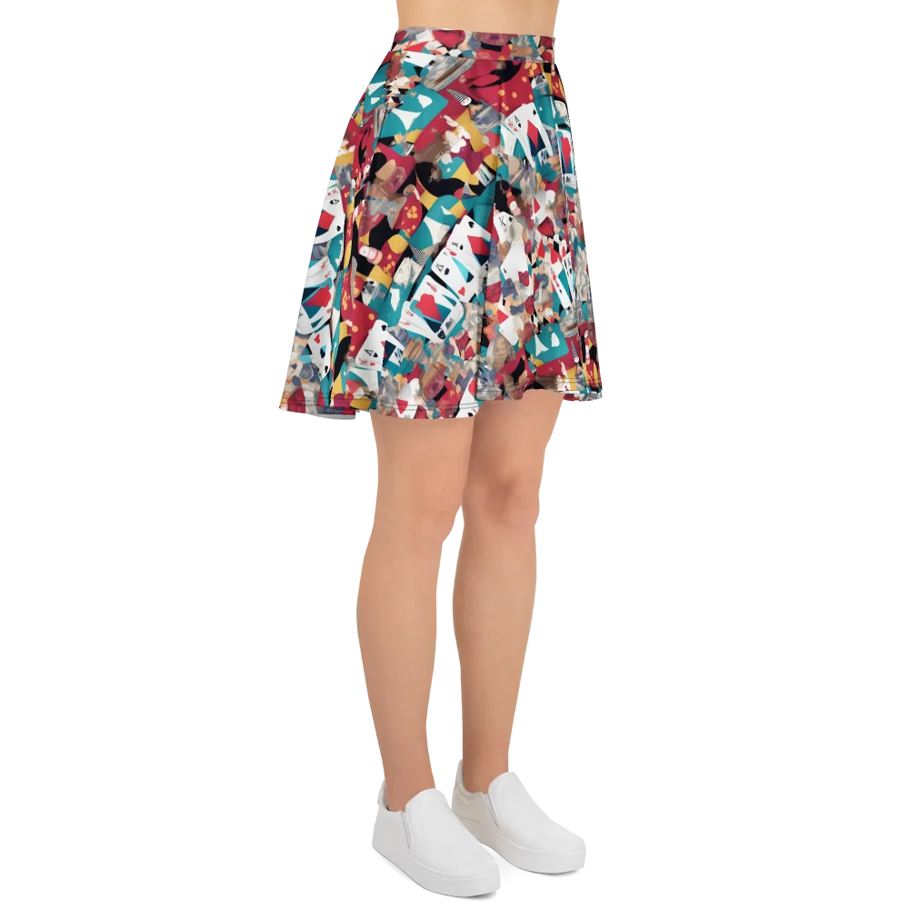 Carnival Solitaire on Skater Skirt — Right