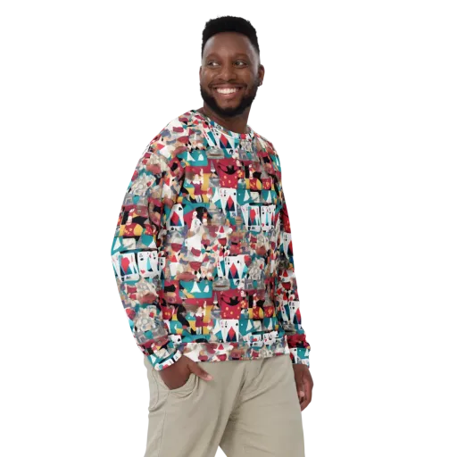 Carnival Solitaire on a Sweatshirt
