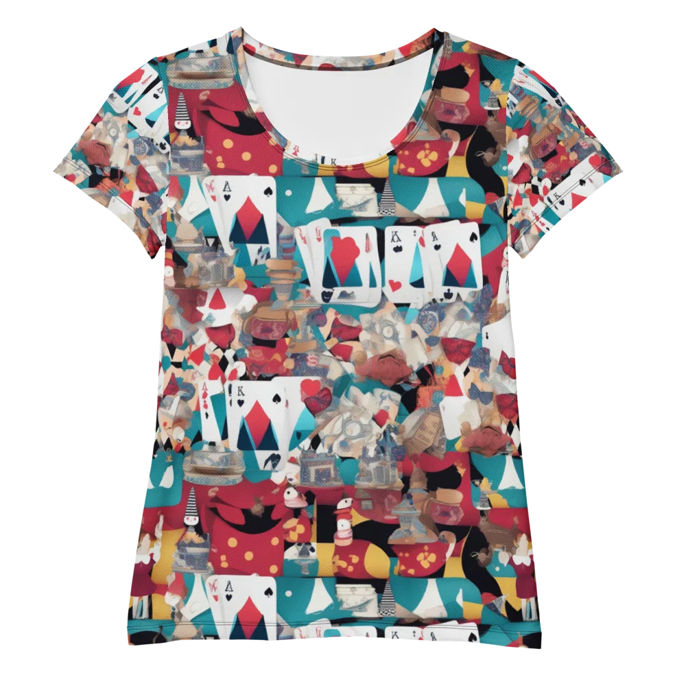Carnival Solitaire on Women's Athletic T-Shirt — Front