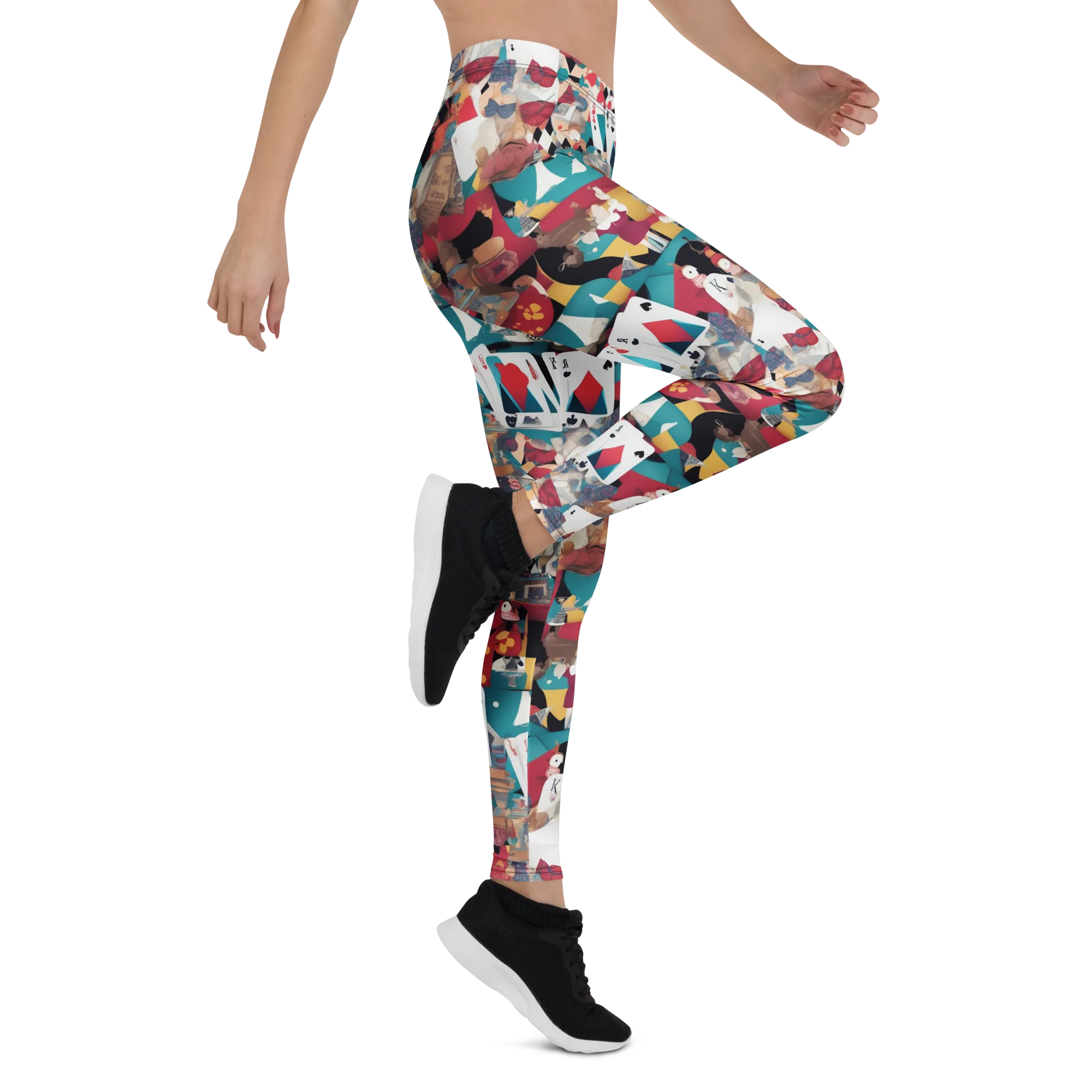 Carnival Solitaire on Leggings — Right