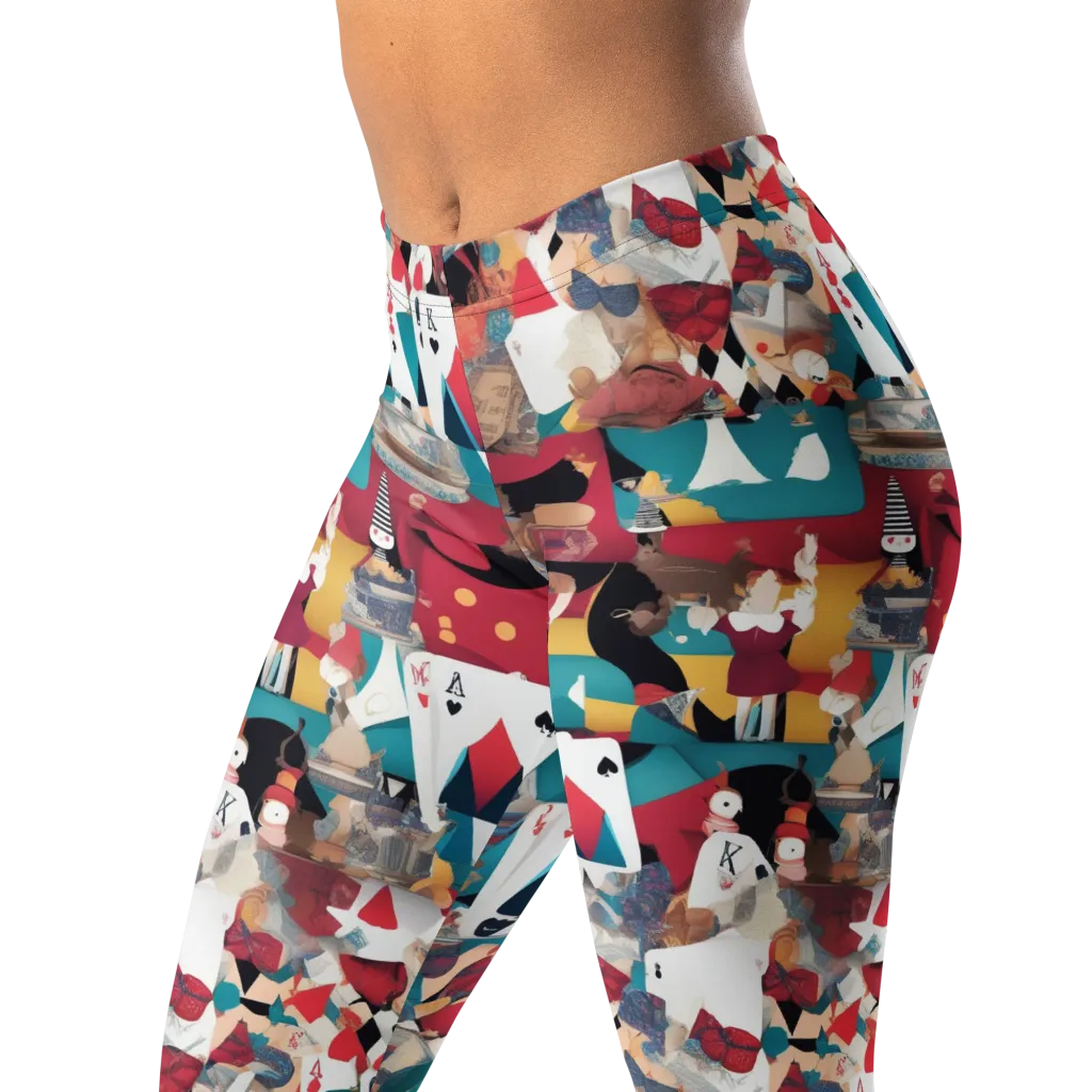 Carnival Solitaire on Leggings — Left Front