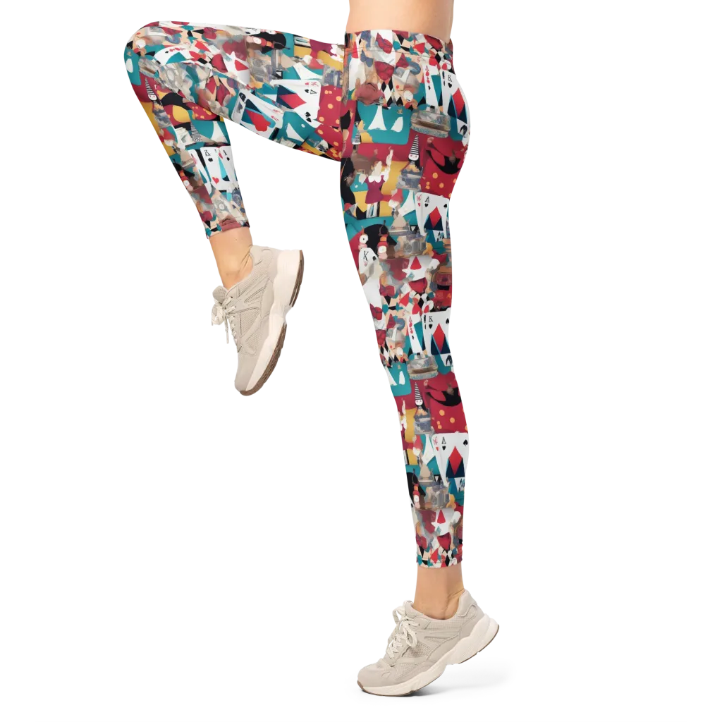 Carnival Solitaire on Leggings — Left