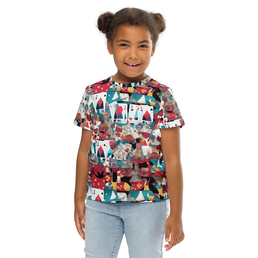 Carnival Solitaire on Kids Crew Neck T-Shirt — Front