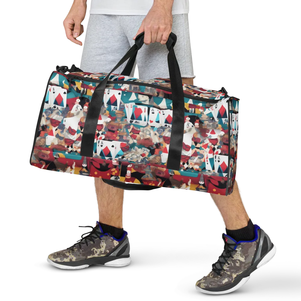 Carnival Solitaire on Duffle Bag — Front
