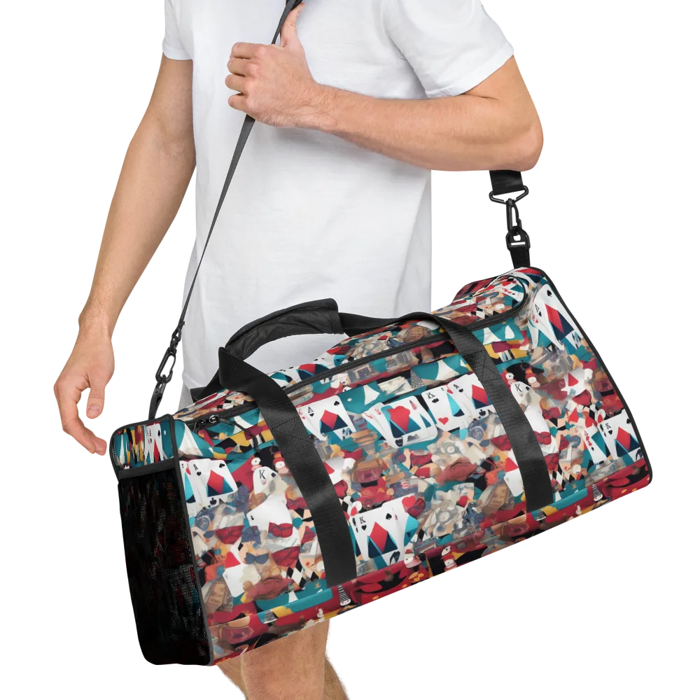 Carnival Solitaire on Duffle Bag — Right Front