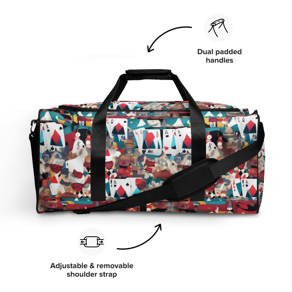 Carnival Solitaire on Duffle Bag — Front