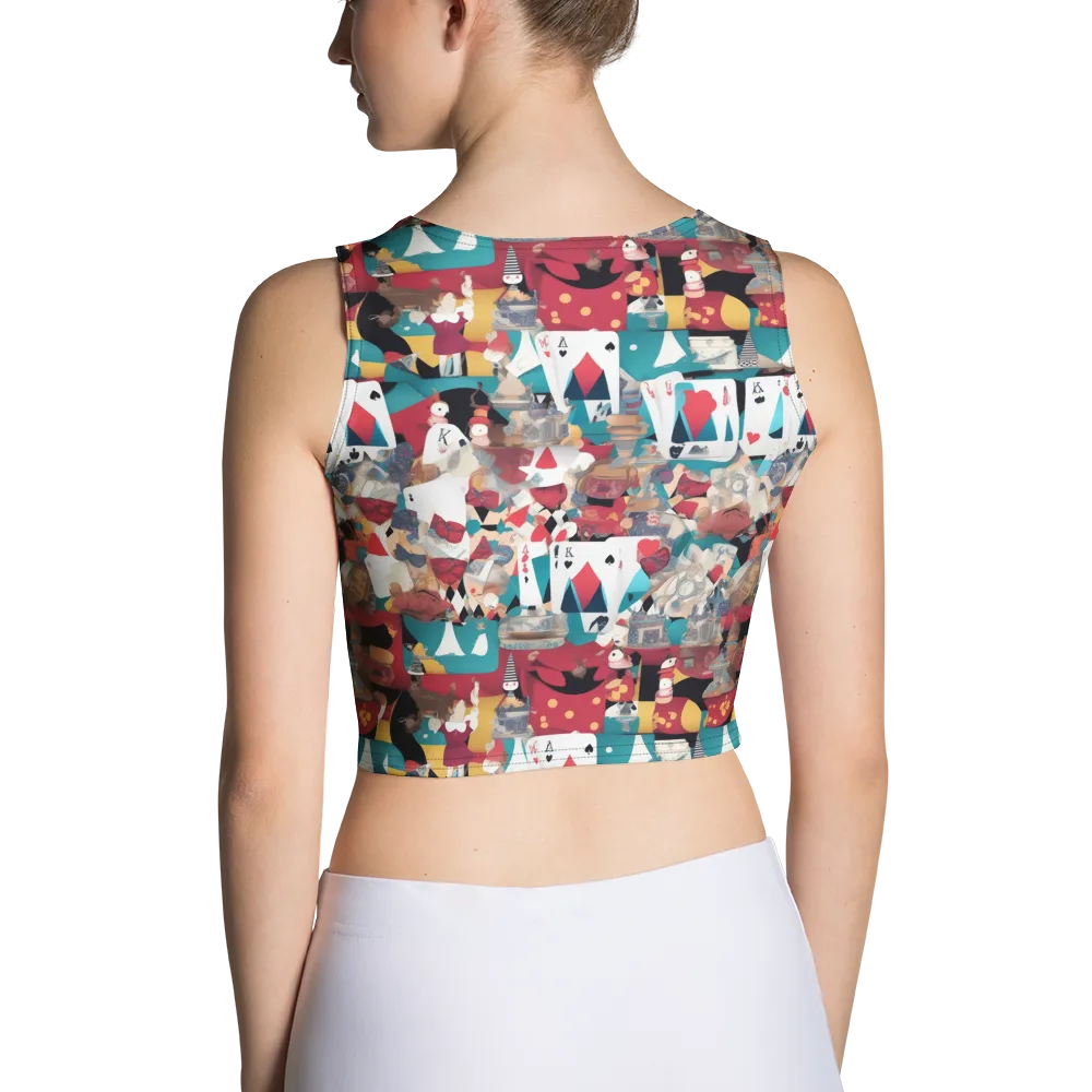 Carnival Solitaire on Crop Top — Back