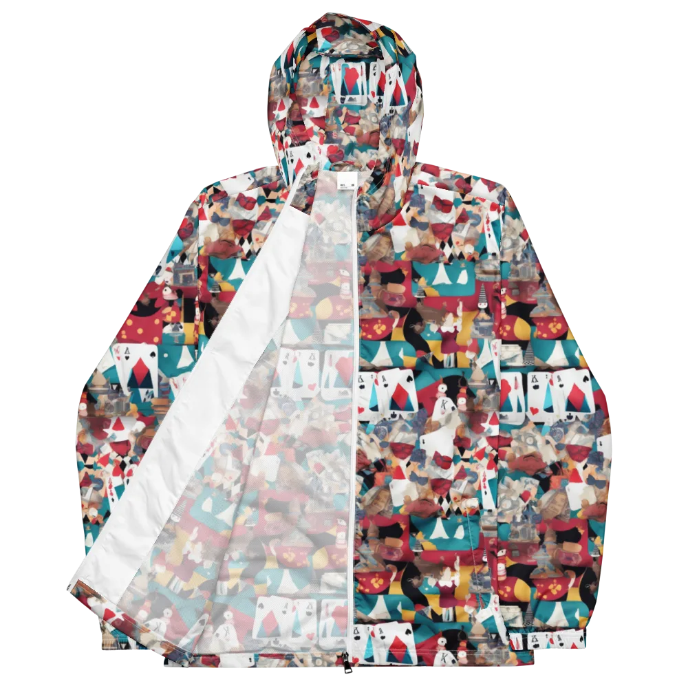 Carnival Solitaire on Men's Windbreaker — Front