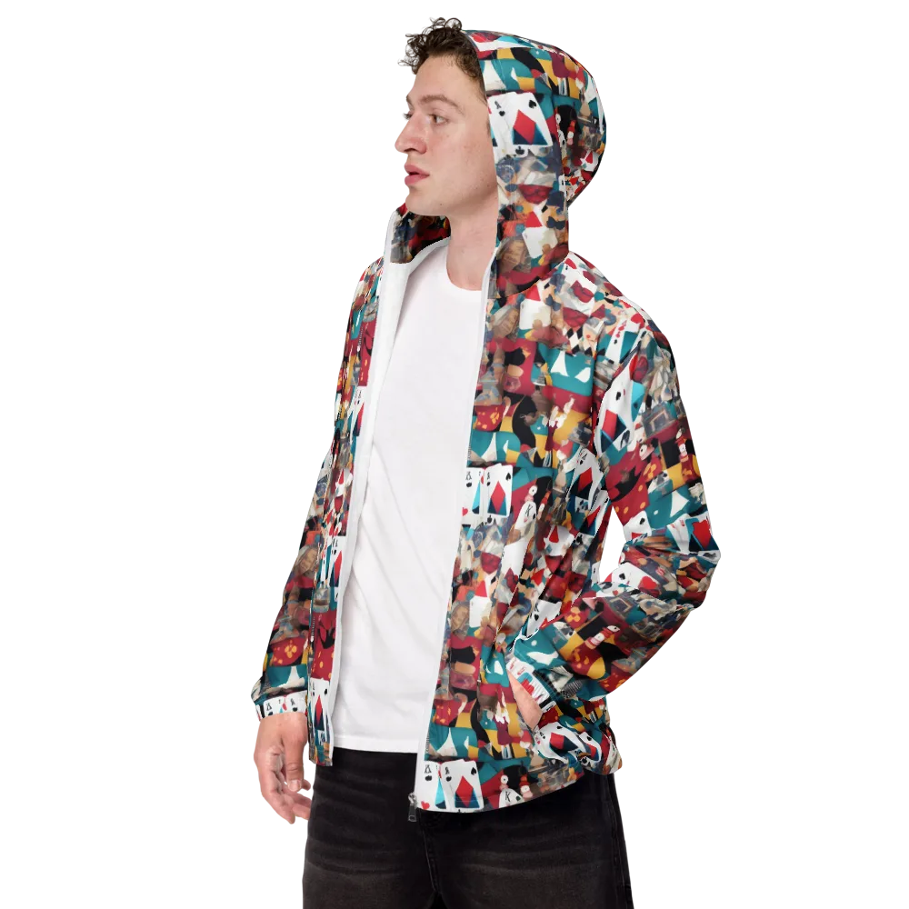 Carnival Solitaire on Men's Windbreaker — Left Front