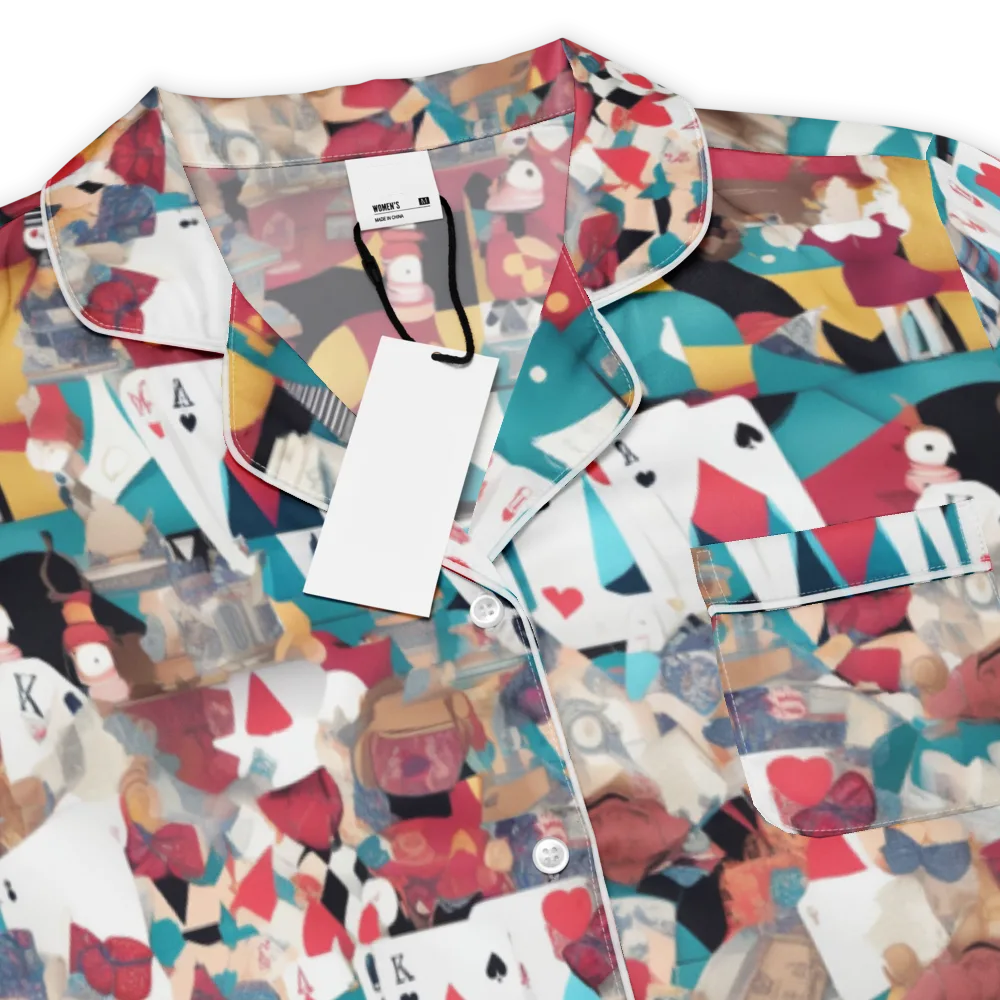 Carnival Solitaire on Women's Short Sleeve Pajama Top — Product details