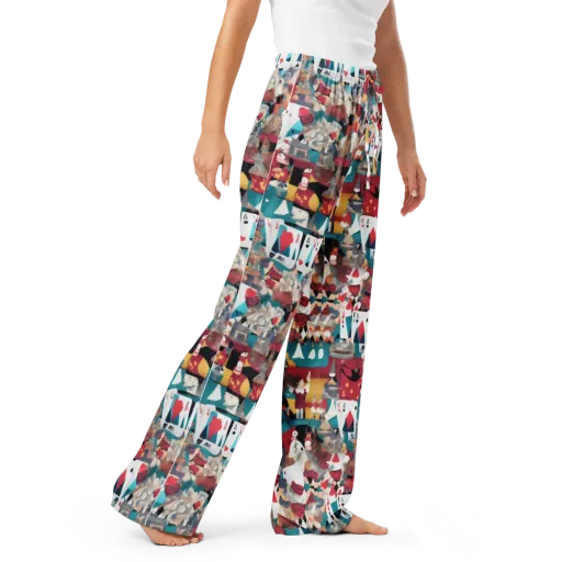 Carnival Solitaire on a Women's Pajama Pants