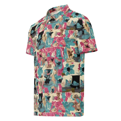 Cabinet of Curiosities on a Men's Slim Fit Polo Shirt