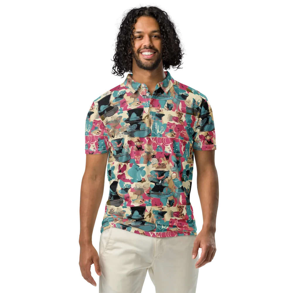 Cabinet of Curiosities on Men's Slim Fit Polo Shirt — Front