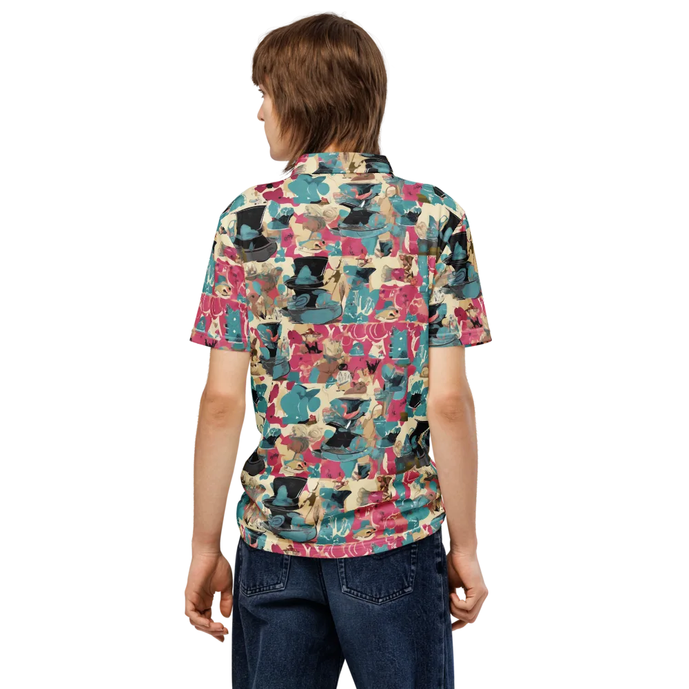 Cabinet of Curiosities on Men's Slim Fit Polo Shirt — Back