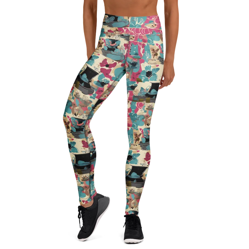 Cabinet of Curiosities on Yoga Leggings — Front