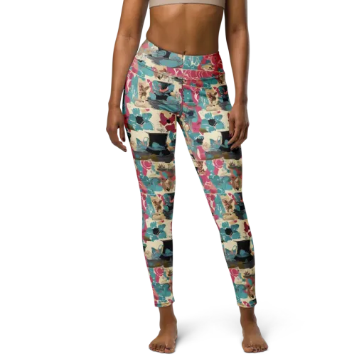 Cabinet of Curiosities on a Yoga Leggings
