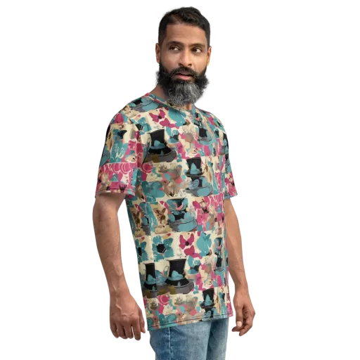 Cabinet of Curiosities on a Men's Crew Neck T-Shirt
