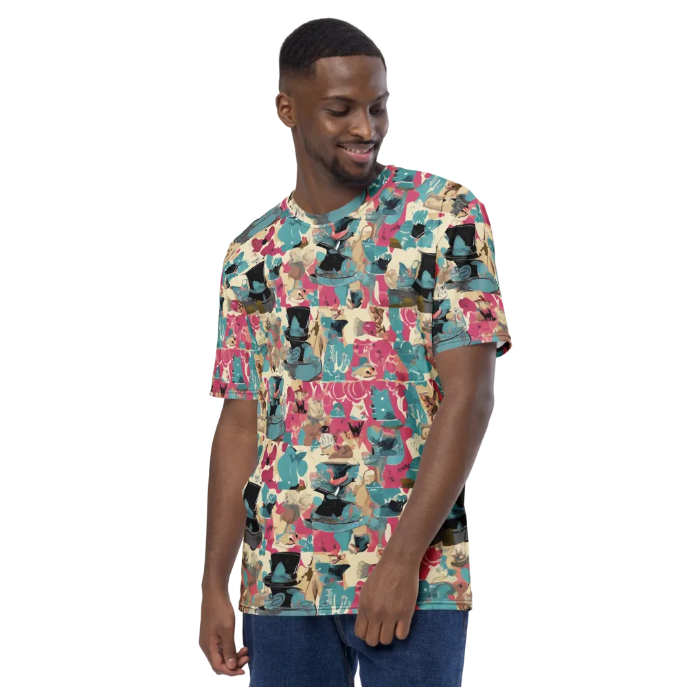 Cabinet of Curiosities on Men's Crew Neck T-Shirt — Left