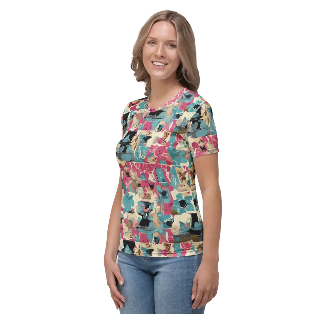 Cabinet of Curiosities on Women's Crew Neck T-Shirt — Left