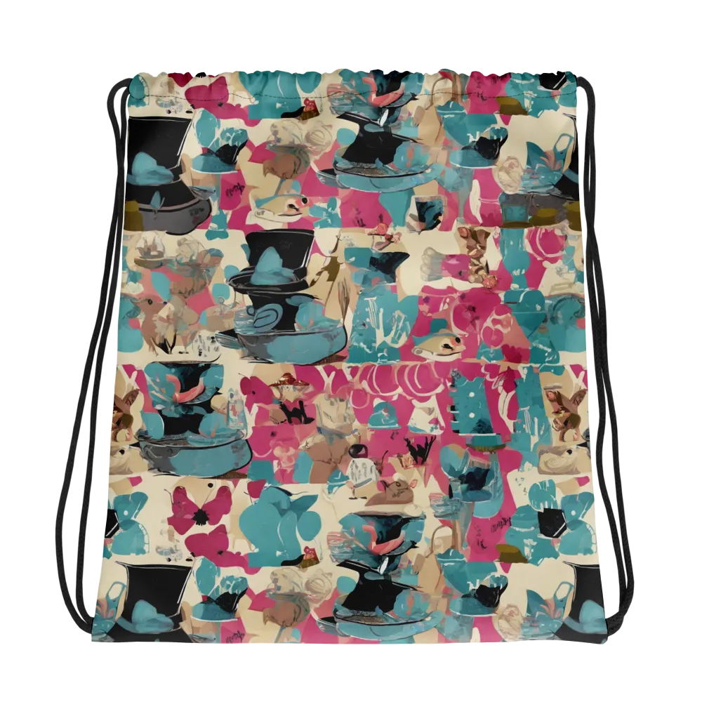 Cabinet of Curiosities on Drawstring Bag — Photo