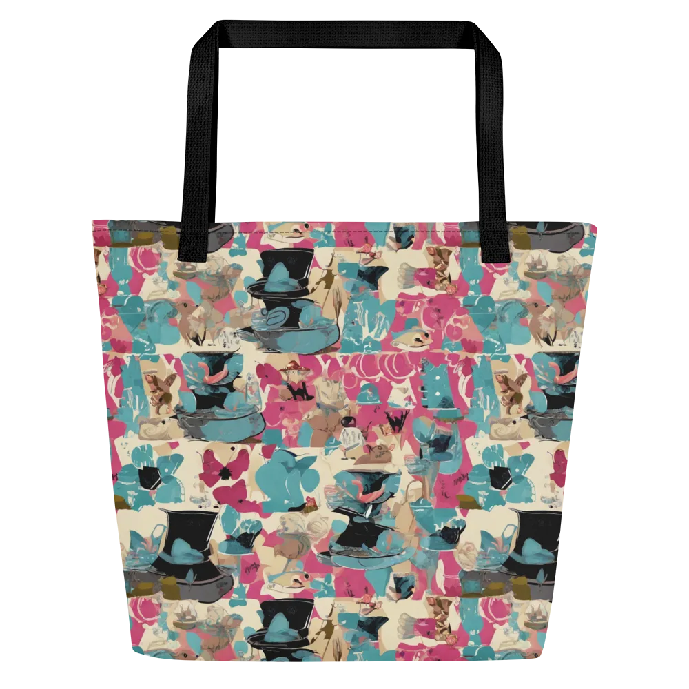 Cabinet of Curiosities on Large Tote Bag W/ Pocket — Front