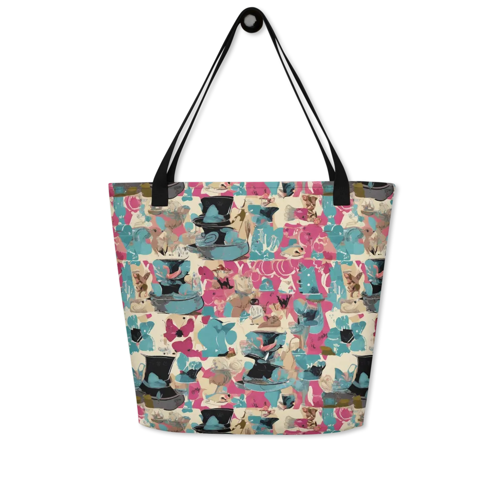 Cabinet of Curiosities on Large Tote Bag W/ Pocket — Front
