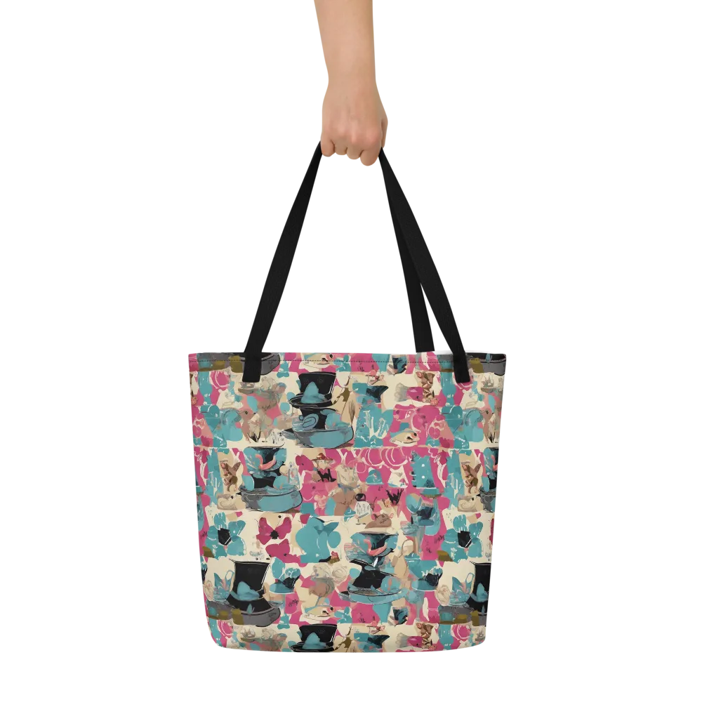 Cabinet of Curiosities on Large Tote Bag W/ Pocket — Front