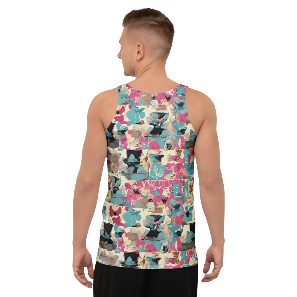 Cabinet of Curiosities on Men's Tank Top — Back
