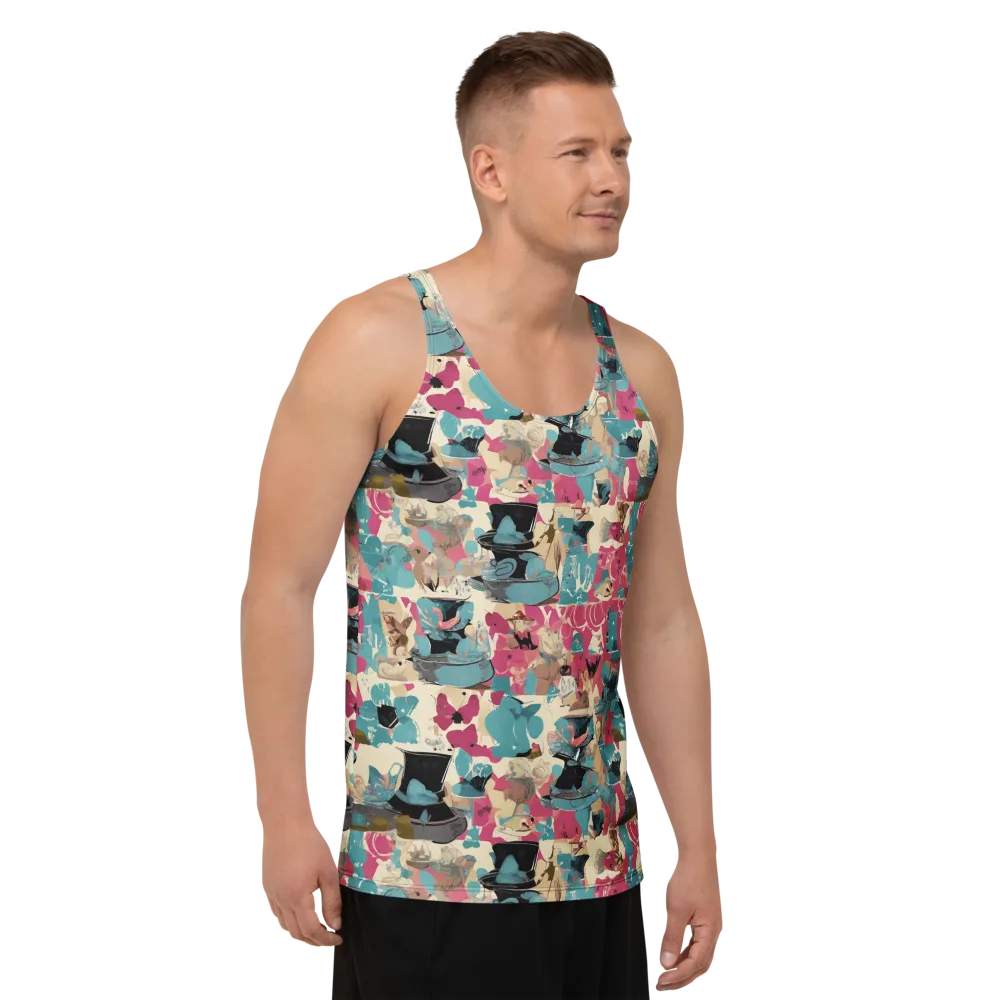 Cabinet of Curiosities on Men's Tank Top — Right Front