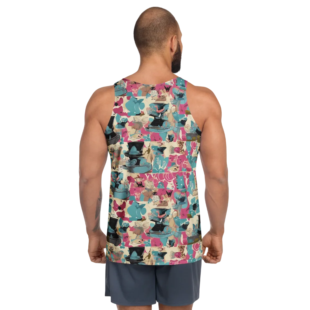 Cabinet of Curiosities on Men's Tank Top — Back