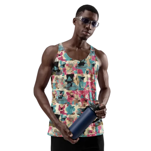 Cabinet of Curiosities on a Men's Tank Top