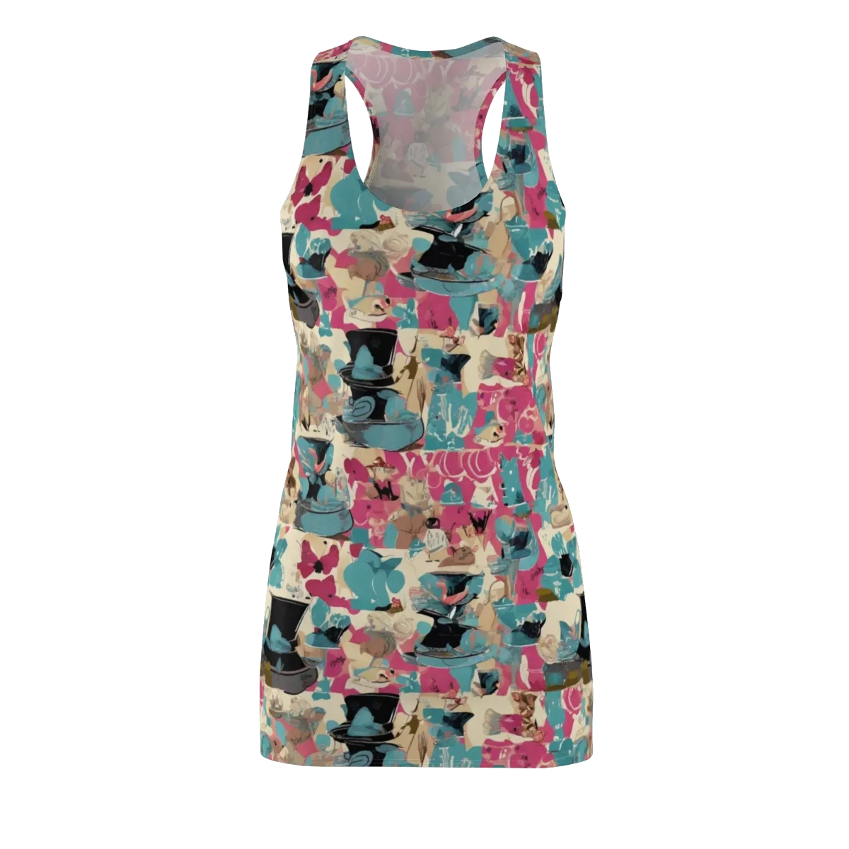 Cabinet of Curiosities on Racerback Dress — Front