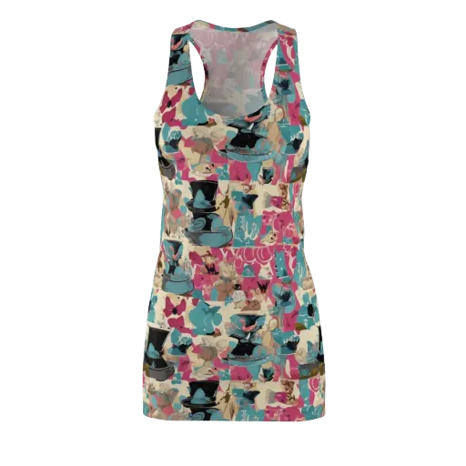 Cabinet of Curiosities on a Racerback Dress