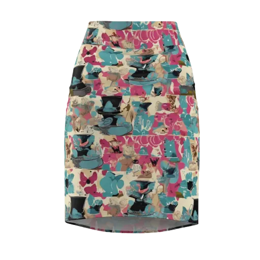 Cabinet of Curiosities on a Pencil Skirt