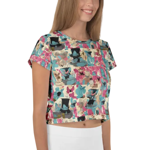 Cabinet of Curiosities on a Crop Tee