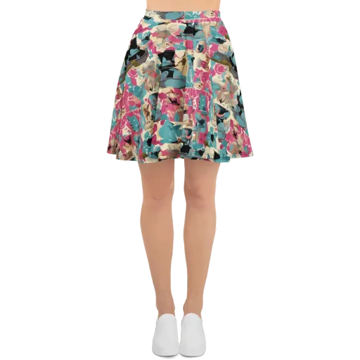 Cabinet of Curiosities on a Skater Skirt