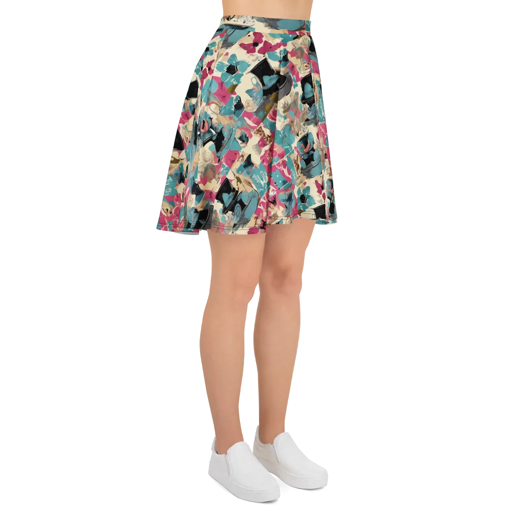 Cabinet of Curiosities on Skater Skirt — Right